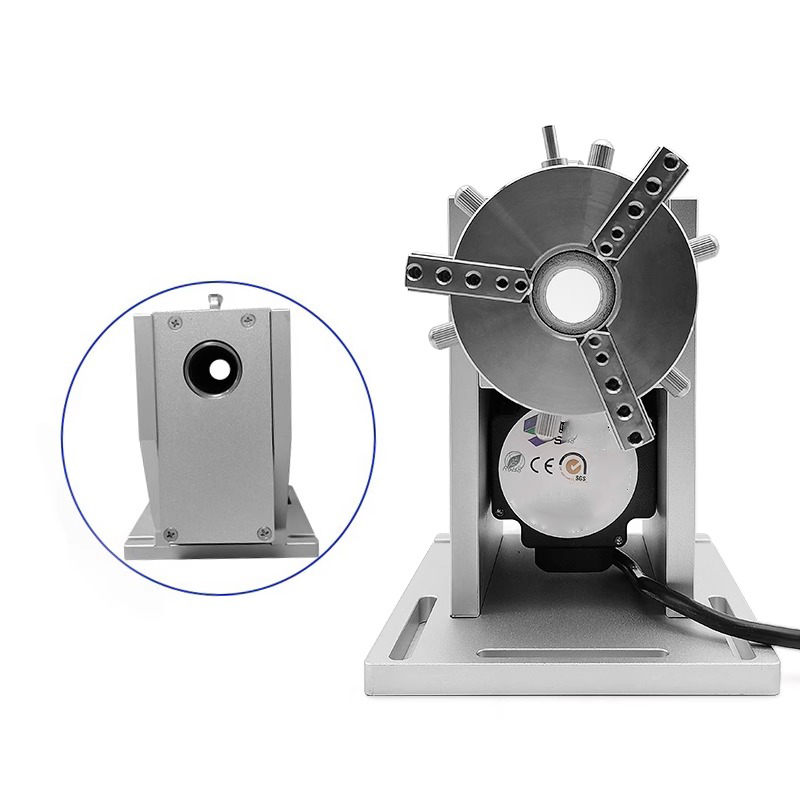 Industrial Laser Marking - Anel industrial jóias eixo rotativo com