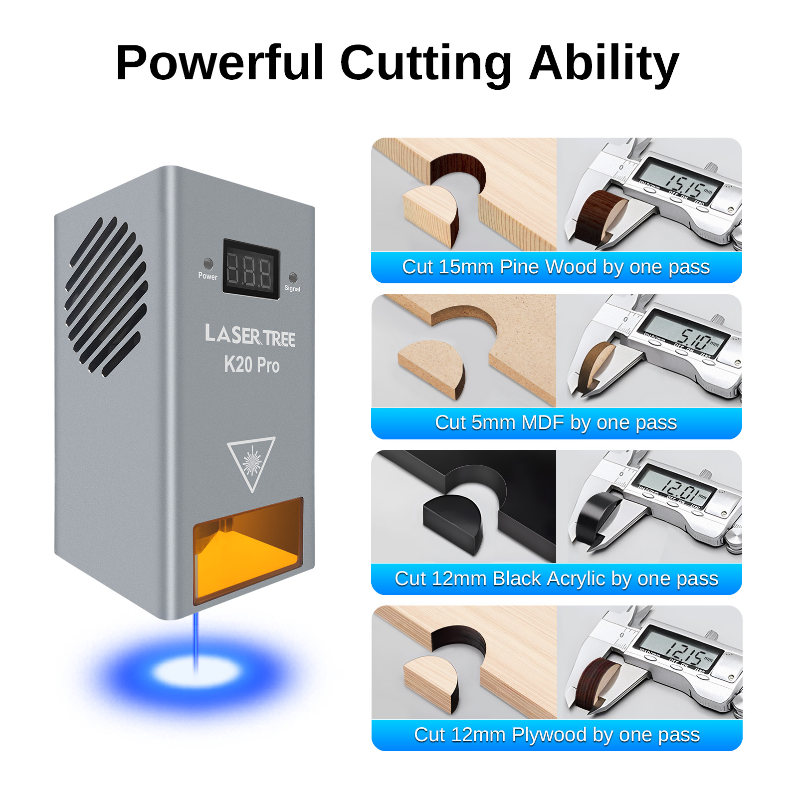 Árvore a laser k20 20w cabeça  - Metal Laser Cutter Head avaliação e preço