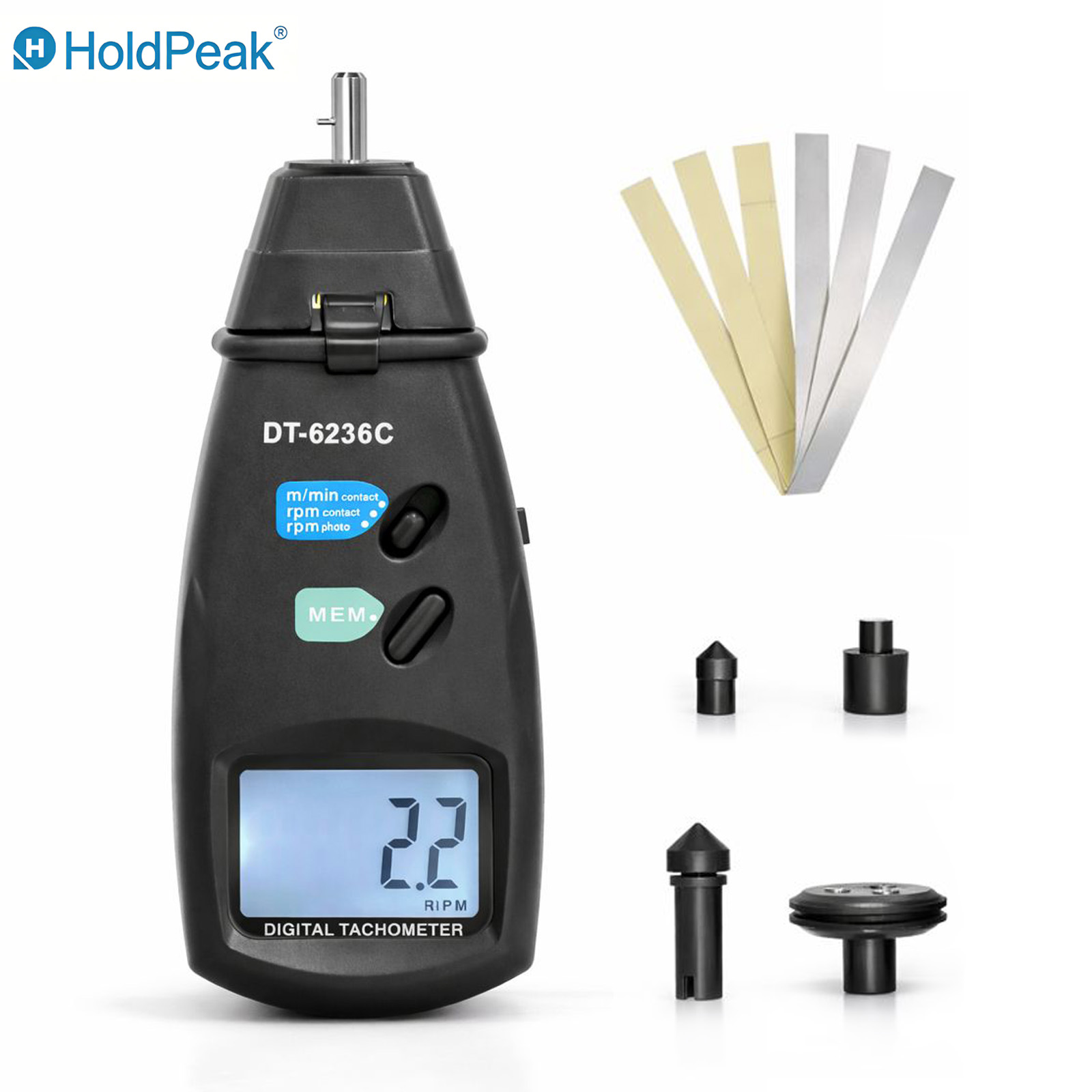 Tacômetro de Contato e Laser H - Industrial Laser Tachometer avaliação e preço