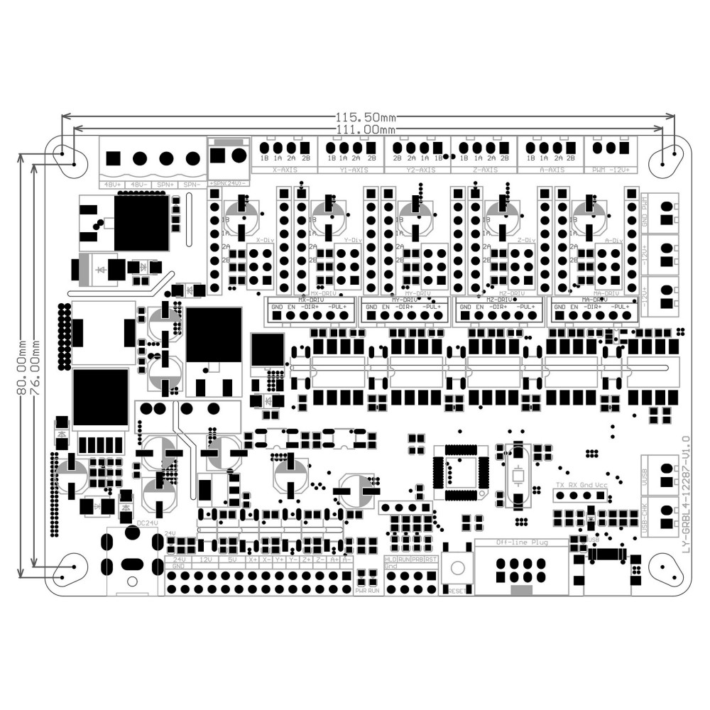 Grbl placa de controle offline - Controller Grbl Board avaliação e preço